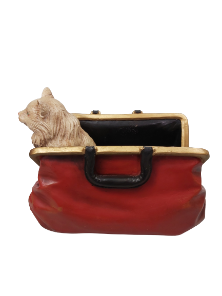 Extra image 4 - Ceramique : Chat dans un sac.