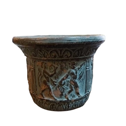 Extra image 3 - Grand vase en terre cuite de style grec.