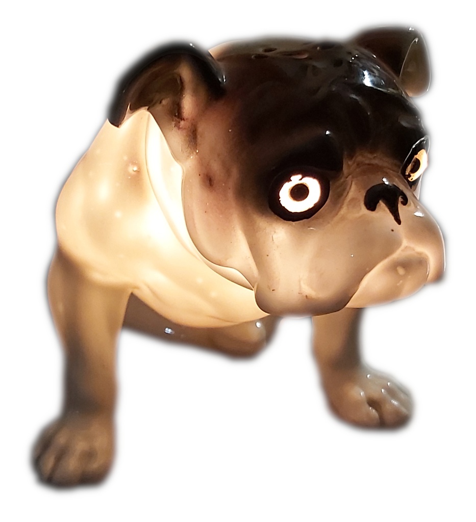 Extra image 2 - Lampe bouledogue anglais.