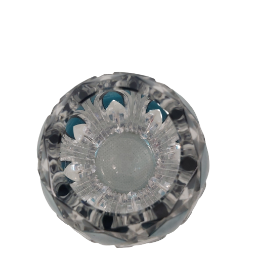 Extra image 2 - Vase val st-lambert doublé taillé bleu.