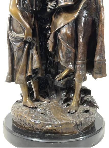 Extra image 3 - CARLIER Emile, sculpture en bronze signée " A la fontaine".