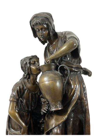 Extra image 4 - CARLIER Emile, sculpture en bronze signée " A la fontaine".