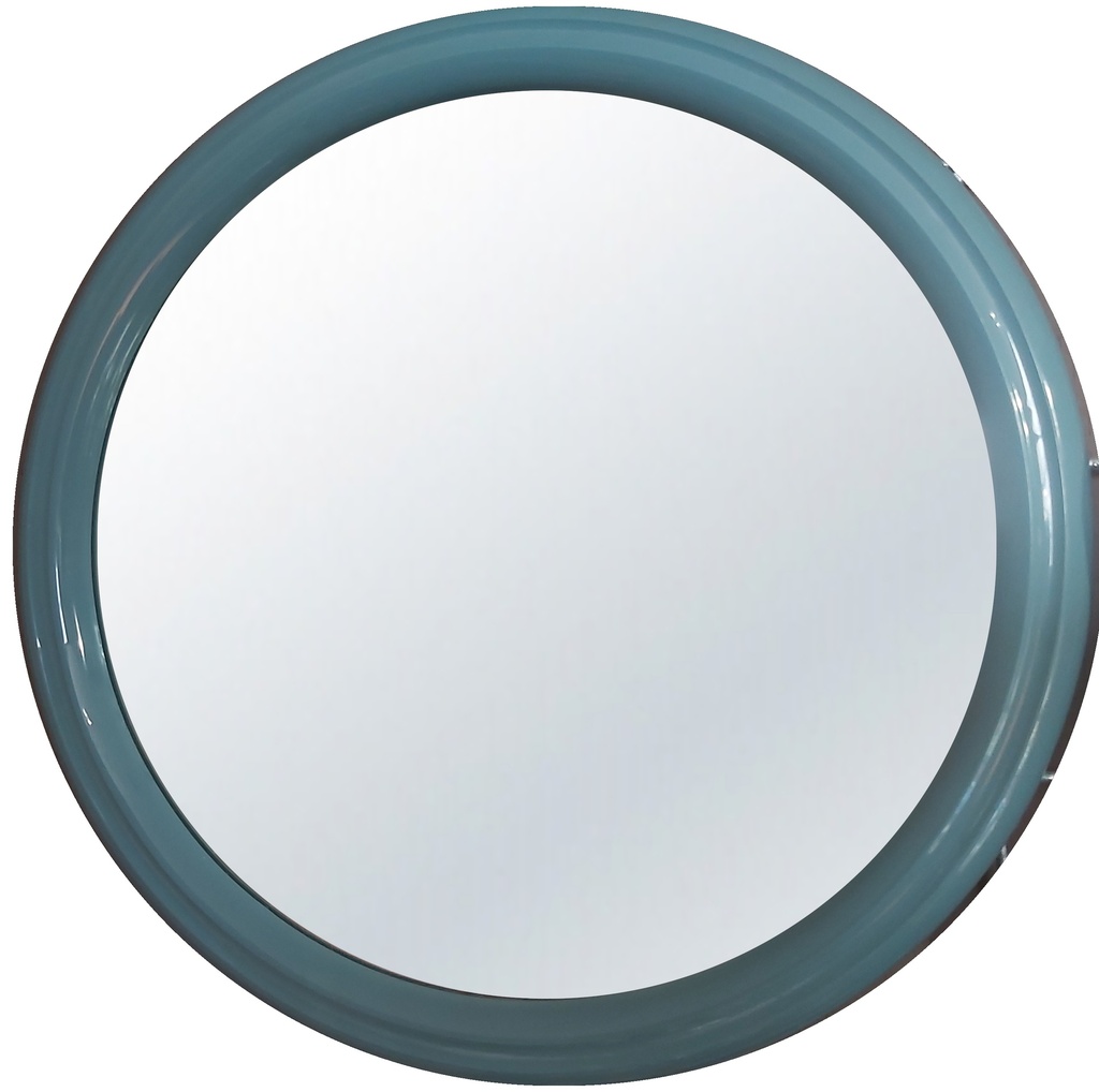 Miroir vintage bleu.