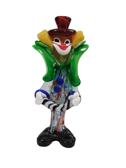 Murano : clown à l'accordéon.