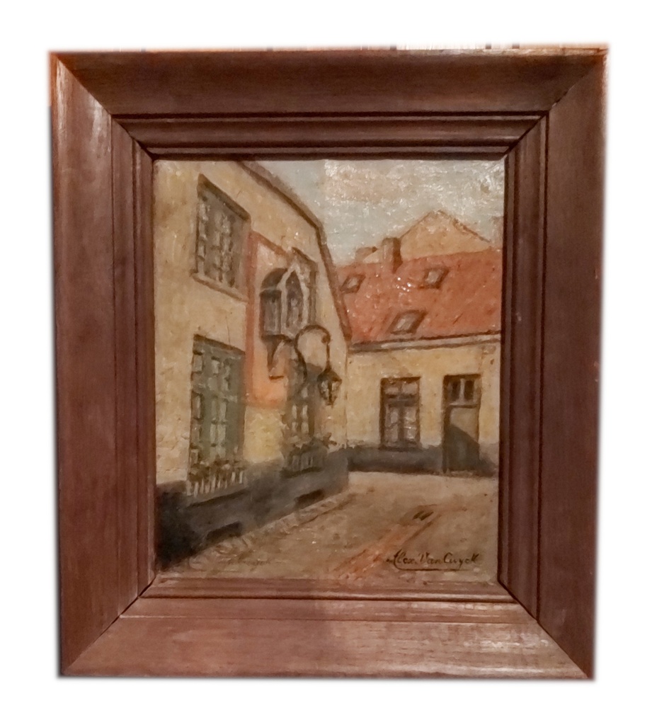 Huile sur toile : Alex van Cuyck.