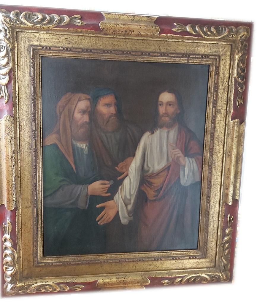 Huile sur toile collée sur carton