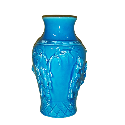 Longwy : vase asiatique.