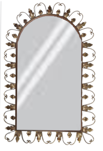 Grand miroir vintage.